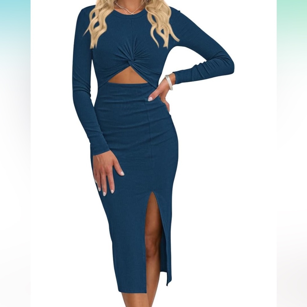 Blue dress